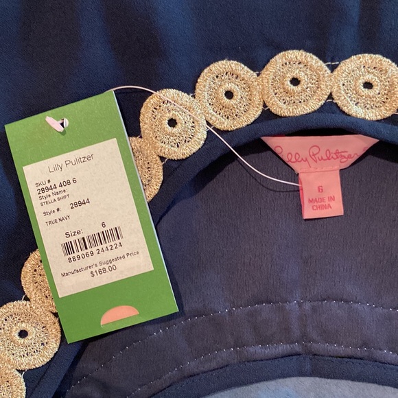 Lilly Pulitzer Stella Shift - NWT - Size 6 - Picture 5 of 5
